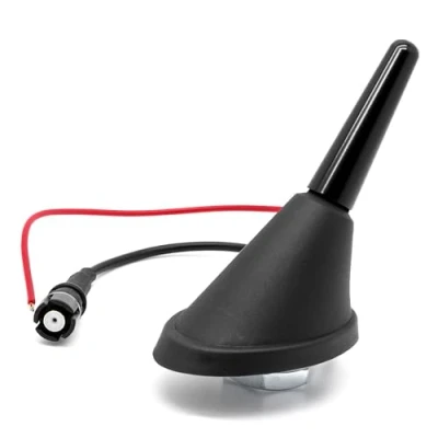Afbeelding van Adapter Universe Korte staafantenne 3 cm dakantenne + antennevoet Raku 2 sokkels met versterker 16 V set voor universele autoantenne autoradio