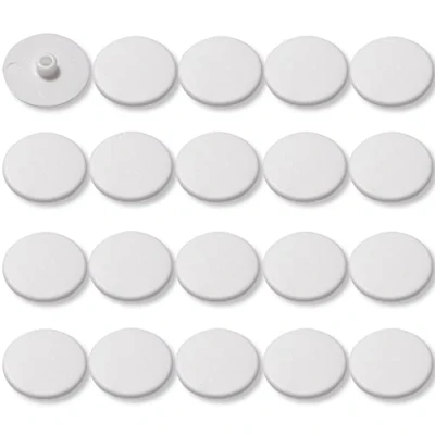 Afbeelding van cyclingcolors 20 x afdekkappen wit schroefdoppen binnenzeskant cilinderschroeven beschermkappen CHC FHC SW4