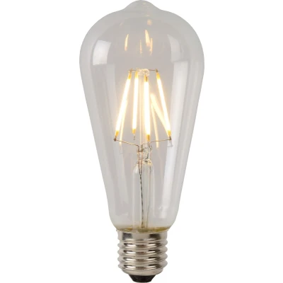 Afbeelding van Lucide Bulb dimbare LED lamp 2700K E27 7W 6.4cm transparant