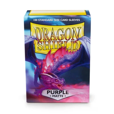Afbeelding van Dragon Shield Sleeves Matte Purple (100 stuks)