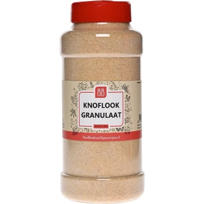 Afbeelding van Van Beekum Specerijen Knoflook Granulaat Strooibus 600 gram