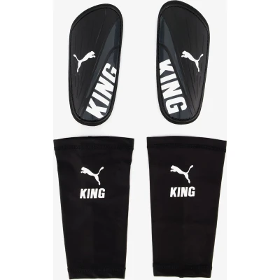 Afbeelding van Puma Junior scheenbeschermers met enkelbeschermer King Sleeve zwart/wit