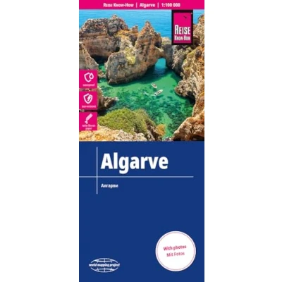 Afbeelding van Reise Know How Landkarte Algarve 1 : 100.000: world mapping project