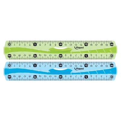 Afbeelding van Liniaal Maped Flex met grip 20cm assorti