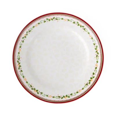 Afbeelding van Villeroy &amp; Boch Winter Bakery Delight Kerst dinerbord 27 cm Gebroken wit