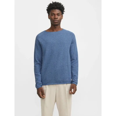 Afbeelding van Jack &amp; Jones Ehill CREW NECK NOOS Trui, Heren, Maat: XL, Pacific coast