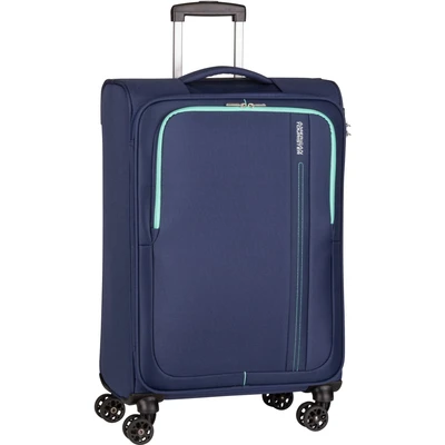 Afbeelding van American Tourister Sea Seeker Spinner 68 combat navy Zachte koffer