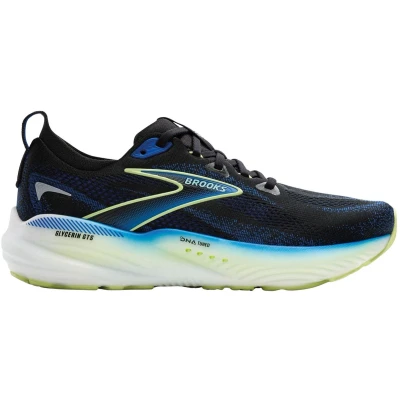 Afbeelding van Brooks Glycerin GTS 22 Sneakers laag, Heren, Maat: 43, Black neo yellow Textiel