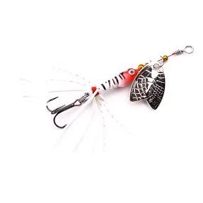 Afbeelding van Spro Larva Mayfly Spinner Tripple Hook 10 4cm 7gr Kleur : UV Red Head