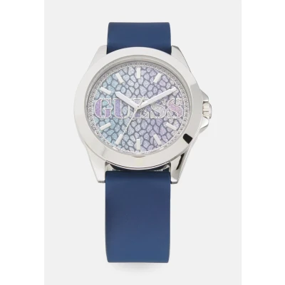 Afbeelding van Guess Menagerie Horloge, Dames, Maat: One Size, Blue