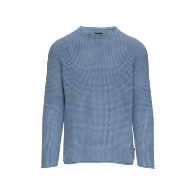 Afbeelding van QS Locker MIT Waschung Trui, Heren, Maat: XL, Hellblau