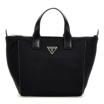 Afbeelding van GUESS Handtas Schoudertas Follie Tote Black Zwart