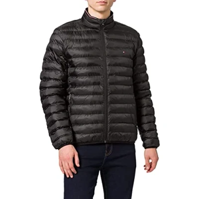 Afbeelding van Tommy Hilfiger Packable Circular Jacket Jas, Heren, Maat: 3XL, Black