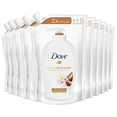 Afbeelding van Dove Caring Hand Wash pielęgnujące mydło w płynie Shea Butter &amp; Warm Vanilla Refill 500ML