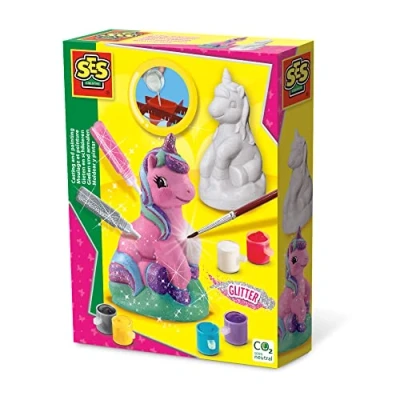 Afbeelding van Ses Creative Gips Gieten En Schilderen Glitter Unicorn