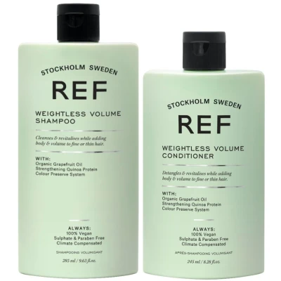 Afbeelding van REF Weightless Volume Set 245+285ml Shampoo &amp; Conditioner
