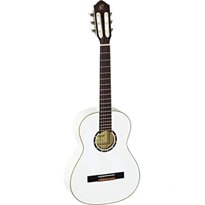 Afbeelding van Ortega Family Series R121 3/4 klassieke gitaar wit met gigbag