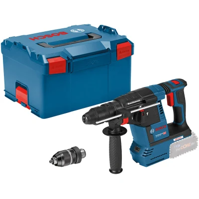 Afbeelding van Bosch Blauw GBH 18V 26 F Accuboorhamer met stofafzuiging GDE 16 SDS plus zonder accu&quot;;s en lader 061191000K