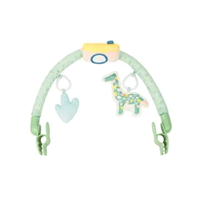 Afbeelding van Badabulle universele speelboog, 3 sensorische speelgoedjes, reisboog voor kinderwagen, reiswieg, uitsmijter, gemakkelijk te positioneren met 360 roterende clips
