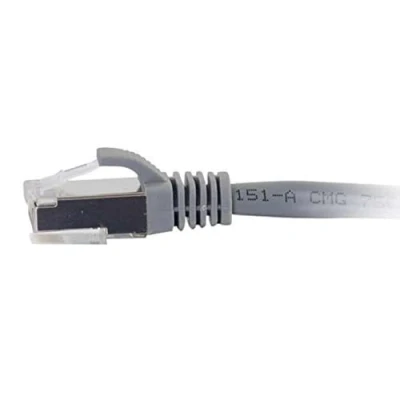 Afbeelding van C2G 10M Grijze CAT6A Ethernet Gigabit Lan Netwerkkabel (RJ45) Vernikkeld en Koper Gevlochten Flard UTP Kabel