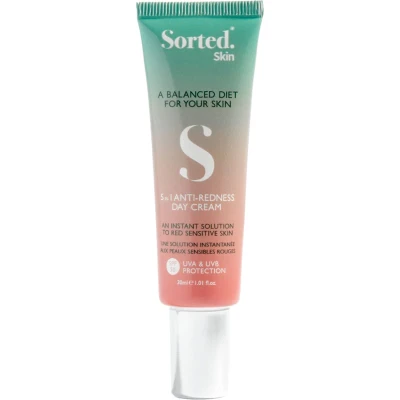 Afbeelding van Sorted Skin 5 in 1 Anti Redness Day Cream Natuurlijk Kalmeert Rode Huid