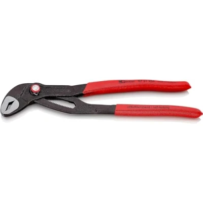 Afbeelding van Knipex Cobra QuickSet Hightech waterpomptang grijs geatramenteerd, met anti slip kunststof bekleed 250 mm 87 21