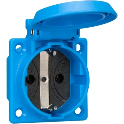Afbeelding van Cee Wandcontactdoos 230V 16A Blauw Inbouw