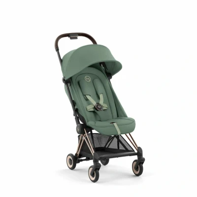 Afbeelding van Cybex Coÿa Buggy Leaf Green Rosegold Frame