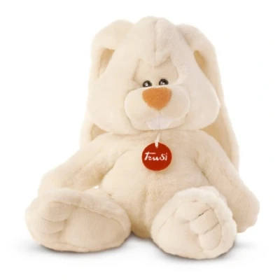Afbeelding van Trudi Classic knuffel Konijn CrÃ¨me 37 cm Hoge kwaliteit pluche Knuffeldier voor jongens en meisjes Wit 20x37x20 maat M