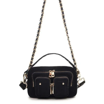 Afbeelding van Núnoo Suede Helena Crossbody tas, Grijs