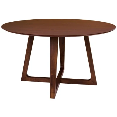 Afbeelding van Giga Meubel House Nordic Eetkamertafel Hellerup Walnoot Ã ̃137 cm