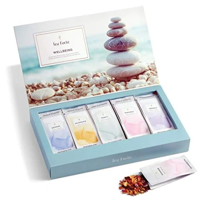 Afbeelding van Tea Forte Wellbeing Set van 15 monodoses assortiment 5 thee