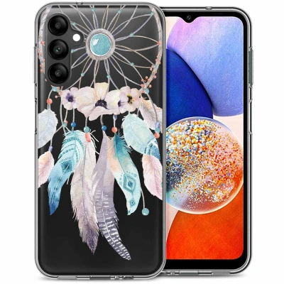 Afbeelding van Samsung Galaxy A14 (5G) Hoesje Siliconen en TPU (zacht) iMoshion Softcase/Backcover Dreamcatcher Telefoonhoesje