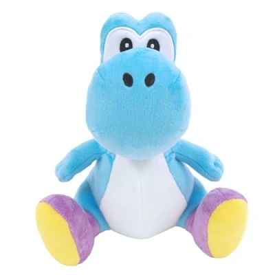 Afbeelding van Nintendo Together + Super Mario Bros Yoshi Licht Blauw Official Licensed knuffel 20 cm pluche