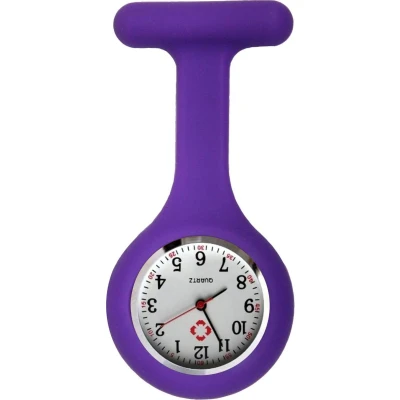 Afbeelding van Fako® Verpleegstershorloge Zusterhorloge Verpleegster Horloge Siliconen Uni Paars