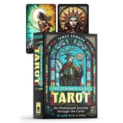 Afbeelding van the Stained Glass Tarot: An Illuminated Journey through Cards