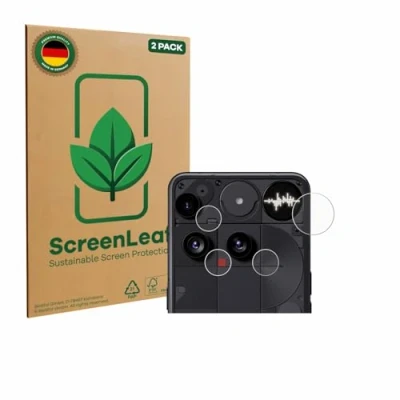 Afbeelding van ScreenLeaf Screenprotector voor Nothing Phone (3) (ALLEEN Camera Lens) Duurzame schermbescherming Folie Beschermfolie transparant (2 Stuks)