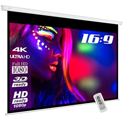 Afbeelding van ESMART Economy EXM Gemotoriseerd canvas 200 x 150 cm (98&quot;) Formaat 4:3 Afstandsbediening Thuisbioscoop Elektrisch projectoren Projectiescherm Motorscherm LCD