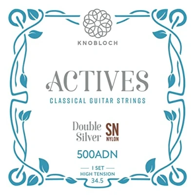 Afbeelding van KNOBLOCH STRINGS THE ART OF VIBRATION 500ADN ACTIVES Double Silver SN Nylon High Tension 34.5