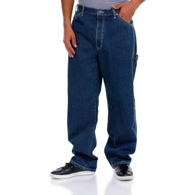 Afbeelding van Dickies Heren Relaxed Fit Carpenter Jean, Getint Heritage Khaki, 38W / 32L