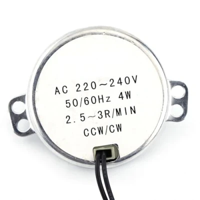 Afbeelding van AC Motor Roterende 220 240 V Synchrone Motorreductor 4 W CW/CCW 1 st(2.5 3RPM)