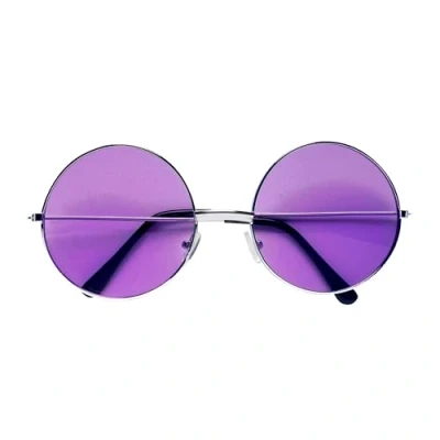 Afbeelding van Widmann Milano Party Fashion bril jaren &#039;70 met gekleurde glazen, hippiebril, ragerster, carnaval