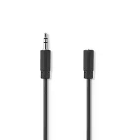 Afbeelding van 3.5 mm jack verlengkabel Nedis 3 meter (Stereo)