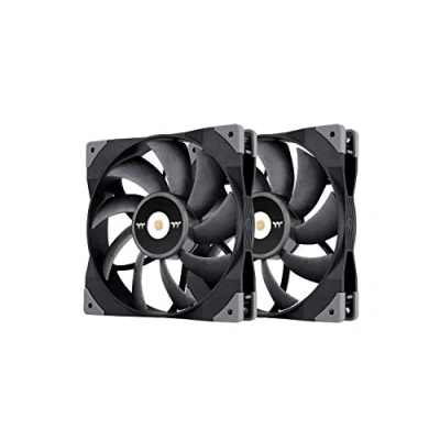 Afbeelding van Thermaltake TOUGHFAN 14 Computer behuizing Ventilator cm Zwart 2 stuk(s)