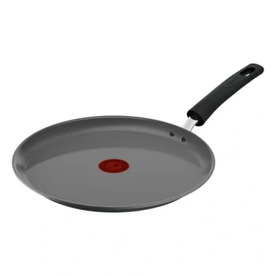 Afbeelding van Tefal Crêpepan, 28 cm, inductiekookpan, keramische coating, milieuvriendelijk, gerecycled, gezond koken, thermo signaal, gemaakt in Frankrijk, Renew C4253913