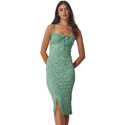 Afbeelding van Happiness Istanbul FF00124 Volwassenen Vrouwen Single Cagla groen 40