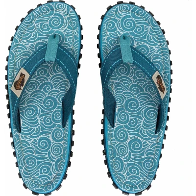 Afbeelding van Islander Flip Flop Turquoise Swirls [UK 3 EU 36]