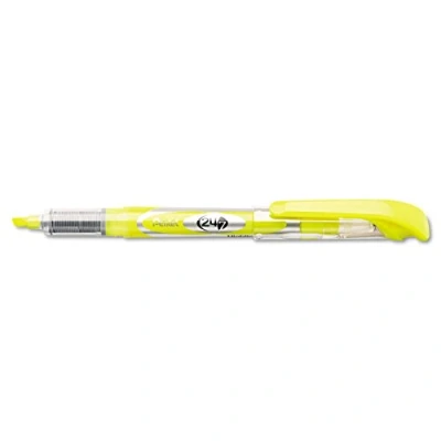 Afbeelding van Pentel SL12 G Markeerstiften met vloeibare inkt, 12 stuks, geel