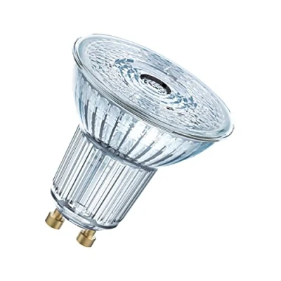 Afbeelding van OSRAM LED lamp Spot GU10 4,3W 350 lumen warm wit niet dimbaar 3 stuks