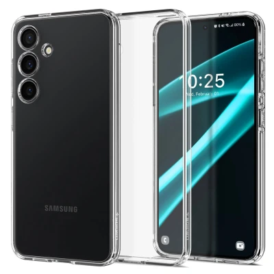 Afbeelding van Samsung Galaxy S24 Plus Hoesje Siliconen en TPU (zacht) Spigen Backcover/Softcase Transparant Telefoonhoesje